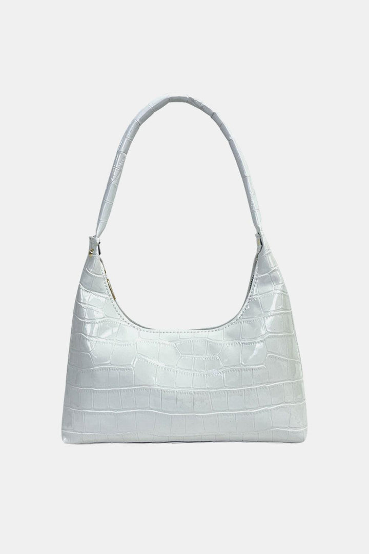 Textured PU Leather Shoulder Bag - Super Amazing Store