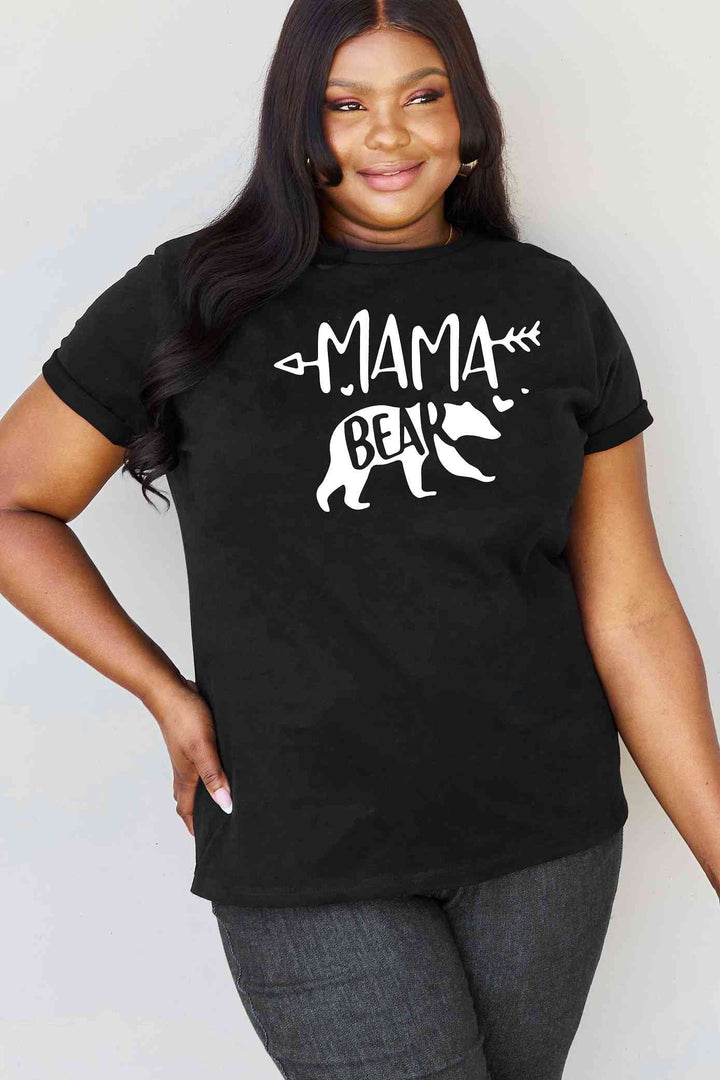 Simply Love Full Size MAMA BEAR Graphic Cotton T-Shirt Trendsi