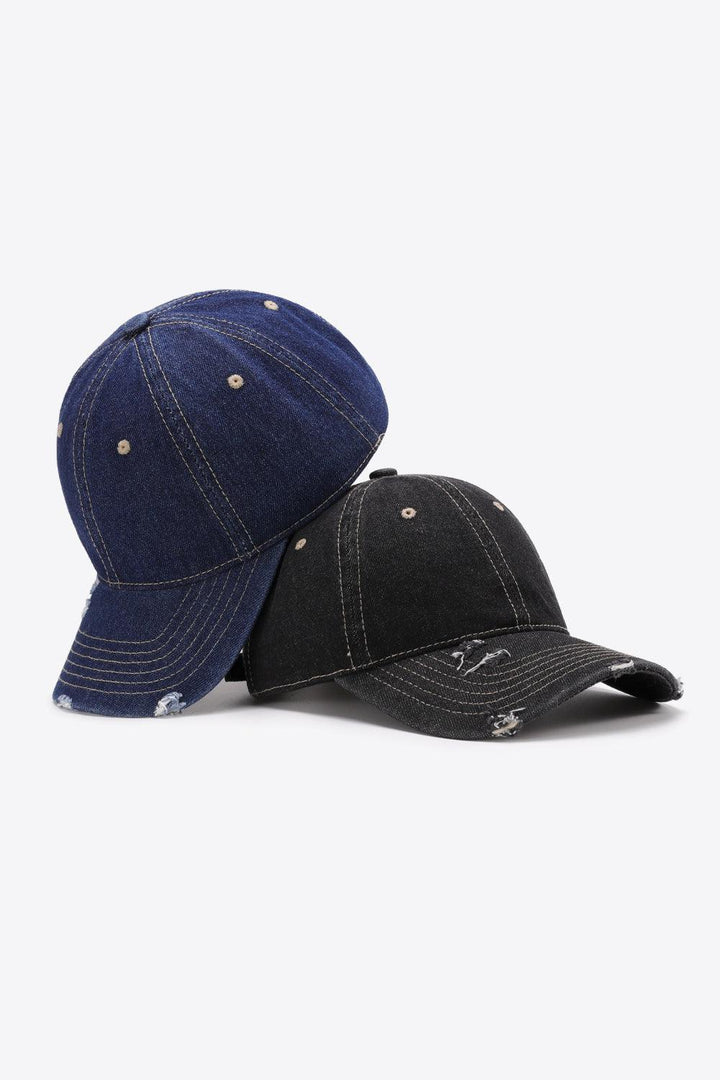 Distressed Adjustable Baseball Cap - Super Amazing Store