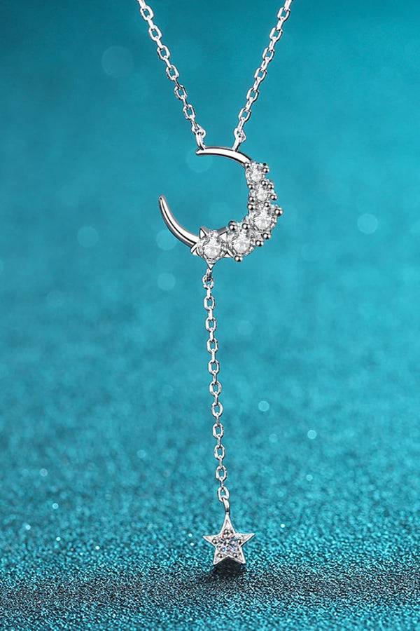 Star & Moon Moissanite Necklace - Super Amazing Store