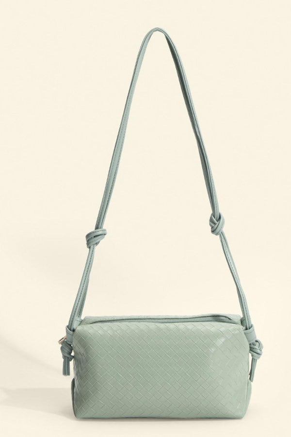 PU Leather Knot Detail Shoulder Bag - Super Amazing Store