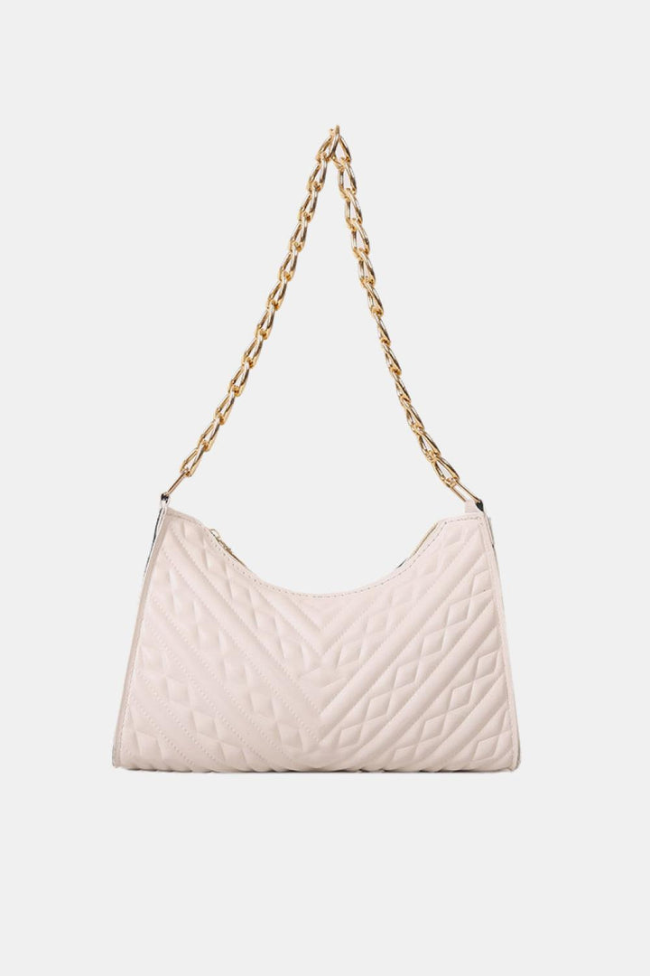 Textured PU Leather Shoulder Bag - Super Amazing Store