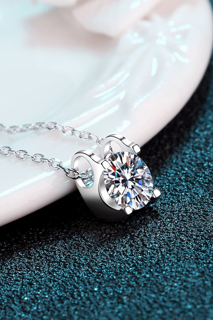 Moissanite 925 Sterling Silver Necklace - Super Amazing Store