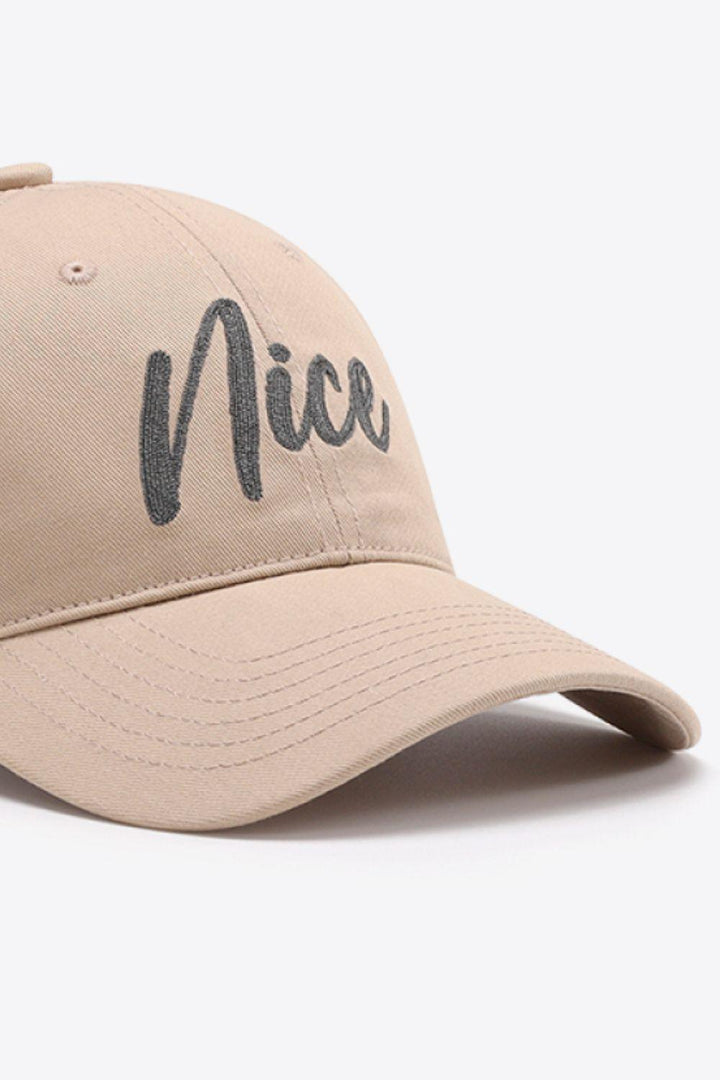 NICE Adjustable Cotton Baseball Cap - Super Amazing Store