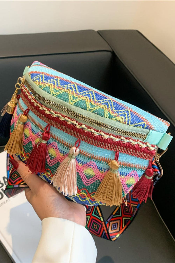 Bohemian Sling Bag with Tassels - Super Amazing Store