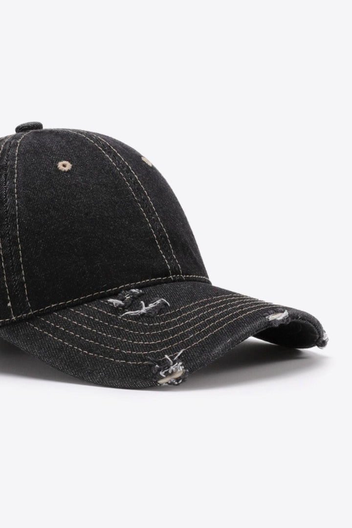 Distressed Adjustable Baseball Cap - Super Amazing Store