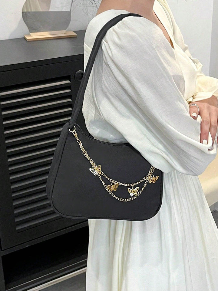 Butterfly Charm Polyester Shoulder Bag - Super Amazing Store