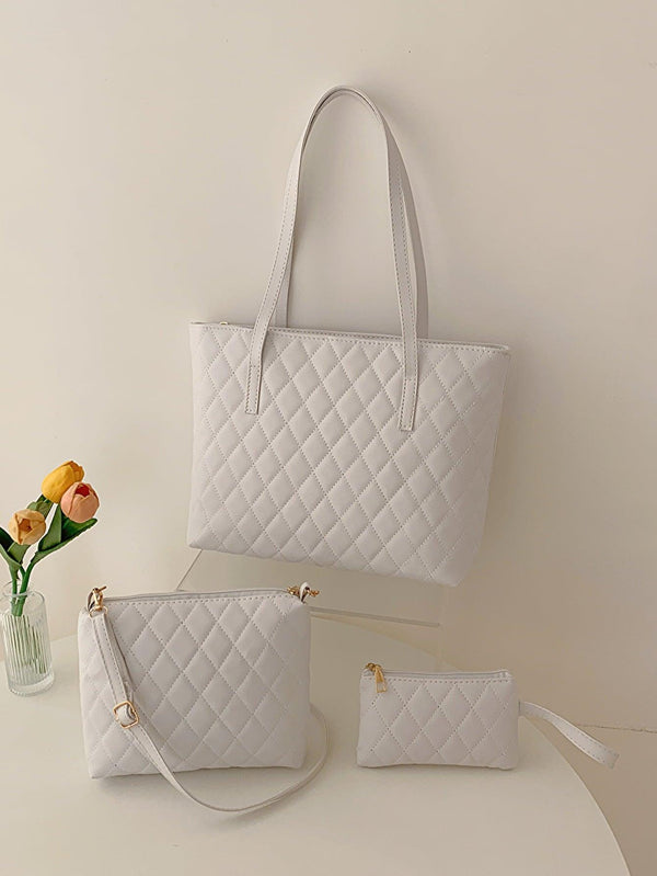 Baeful Three-Piece PU Leather Bag Set - Super Amazing Store