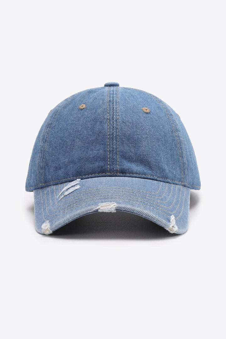 Distressed Adjustable Baseball Cap - Super Amazing Store