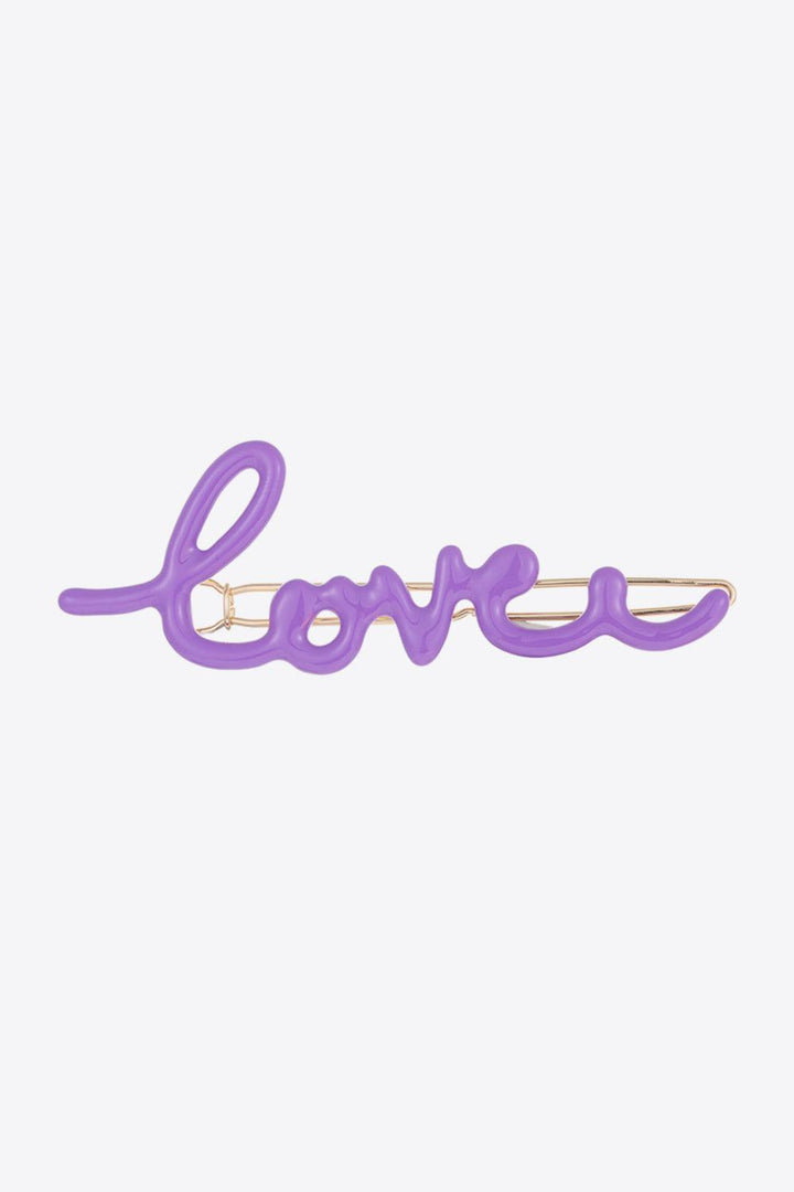 LOVE Alloy Barrette - Super Amazing Store