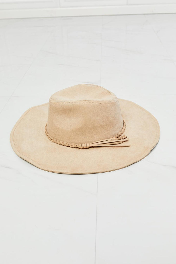 Fame Forever My Moment Suede Fedora Hat in Ivory - Super Amazing Store