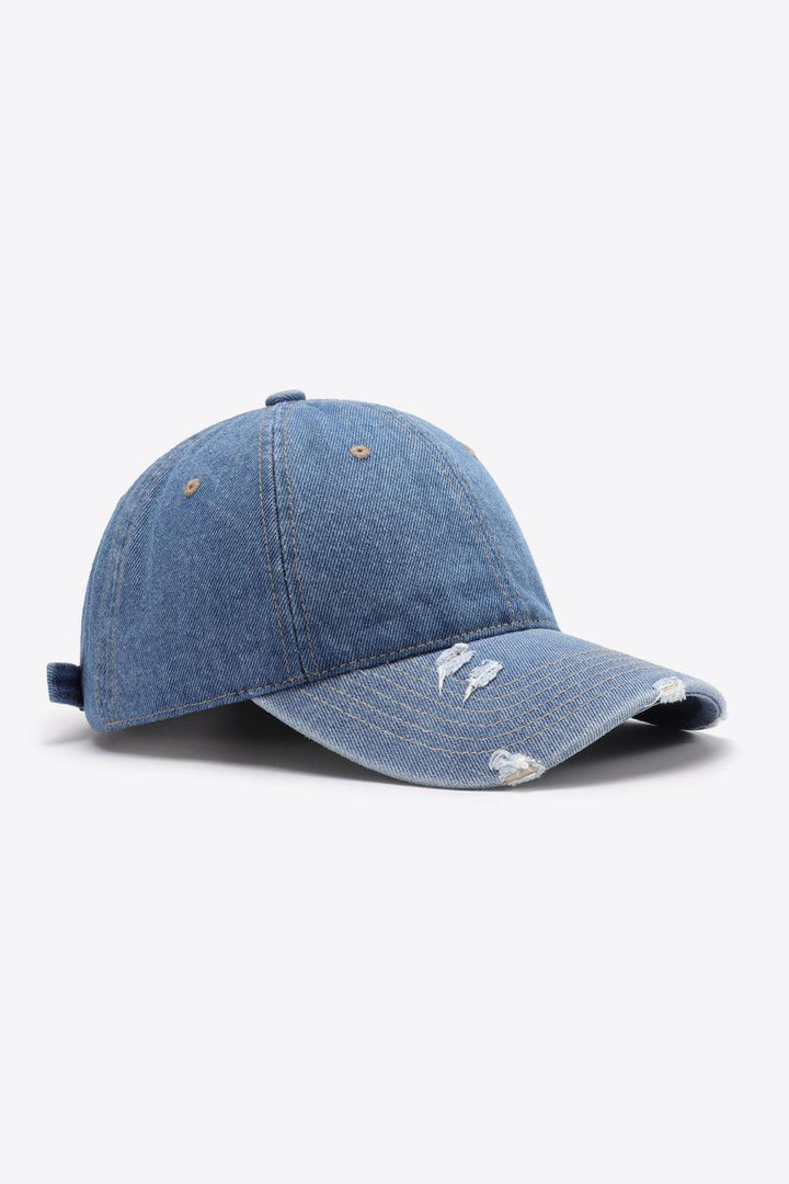 Distressed Adjustable Baseball Cap - Super Amazing Store