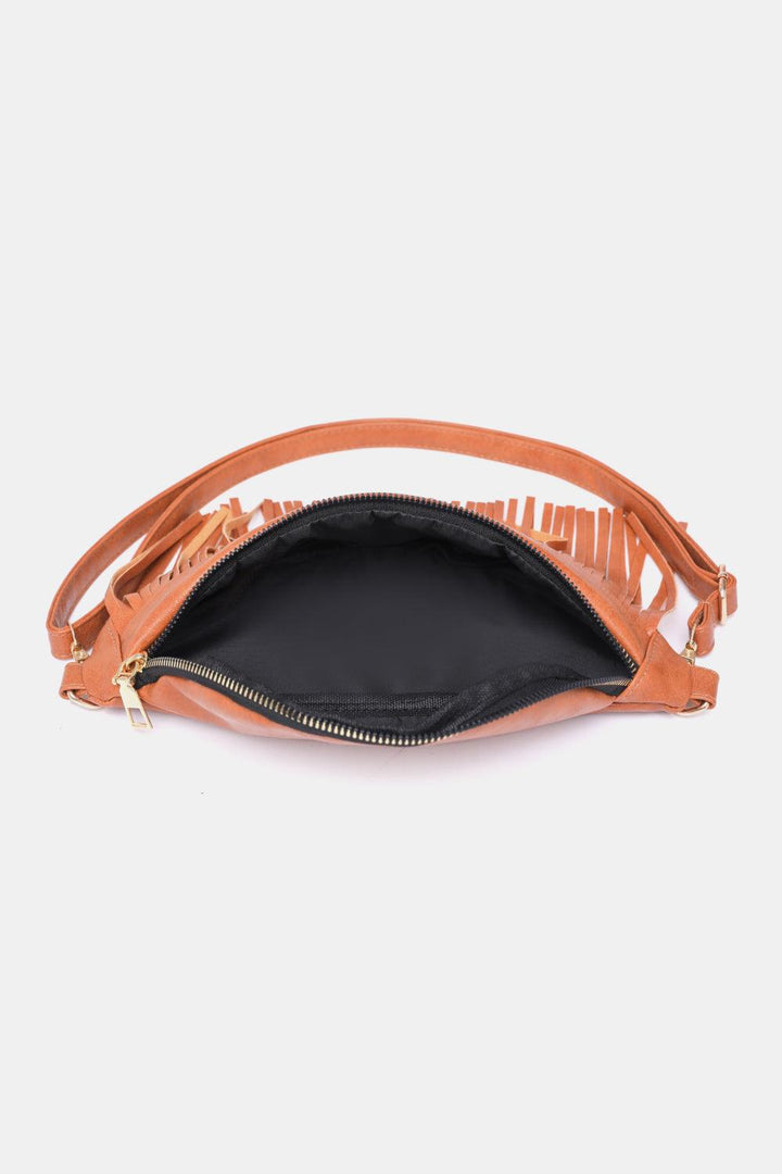 Fringed PU Leather Sling Bag - Super Amazing Store