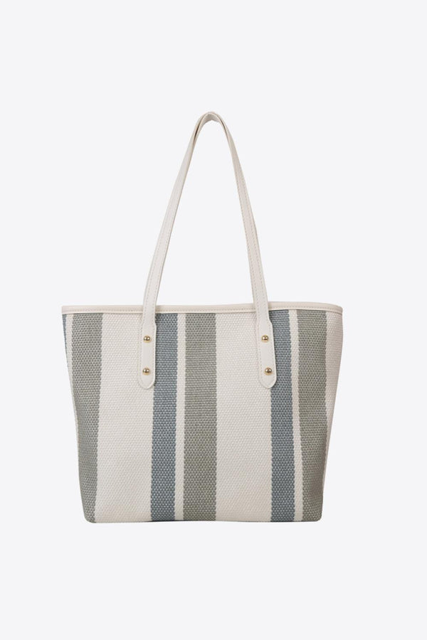 Striped Straw Tote Bag - Super Amazing Store