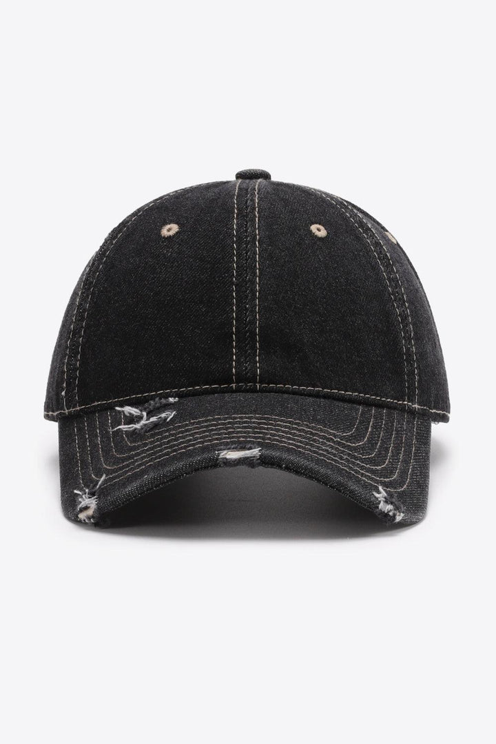 Distressed Adjustable Baseball Cap - Super Amazing Store