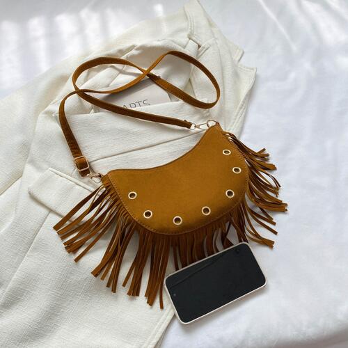 Fringe Detail Crossbody Bag Trendsi