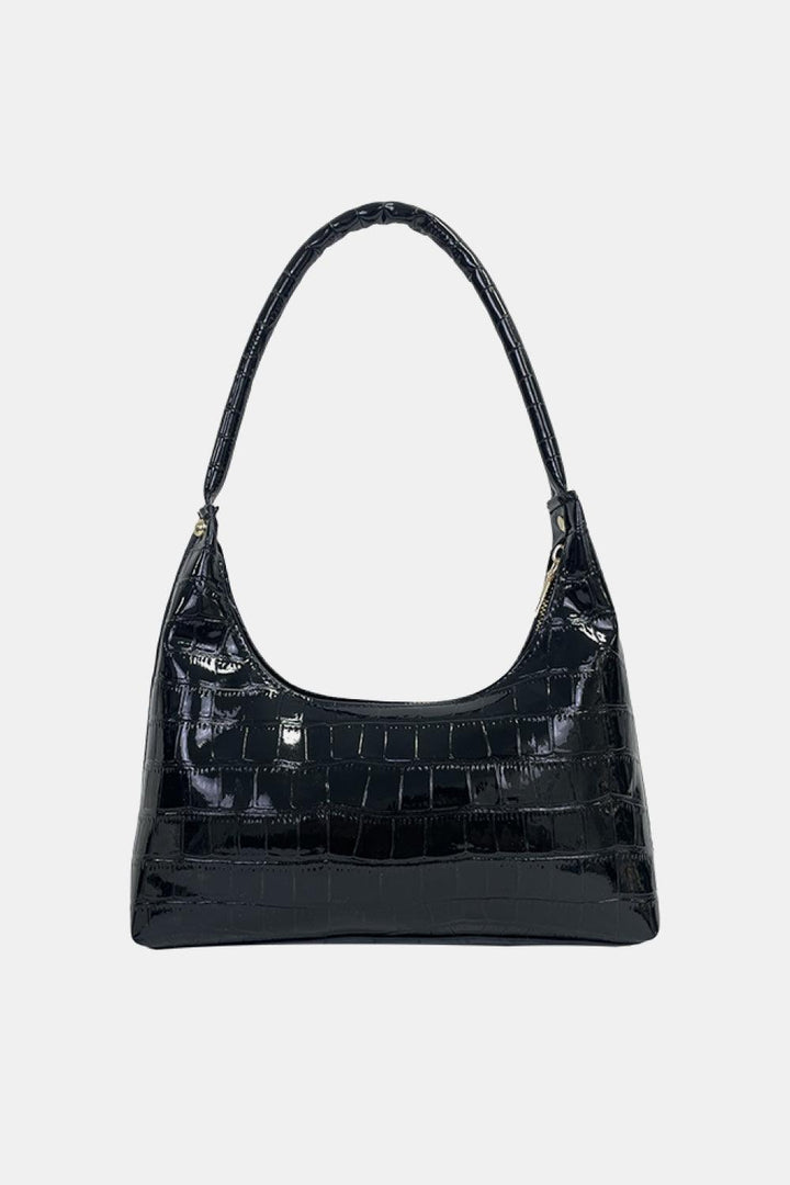 Textured PU Leather Shoulder Bag - Super Amazing Store