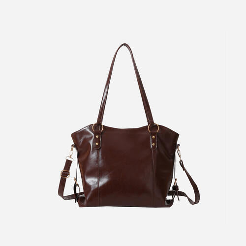 PU Leather Tote Bag Trendsi