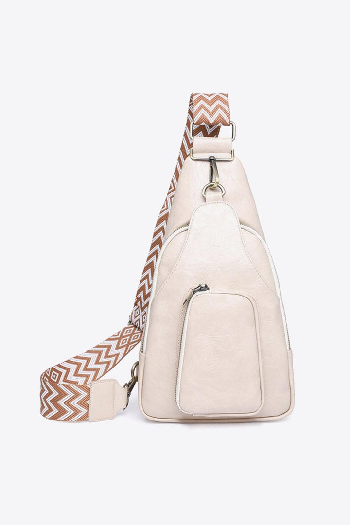 Baeful Take A Trip PU Leather Sling Bag - Super Amazing Store