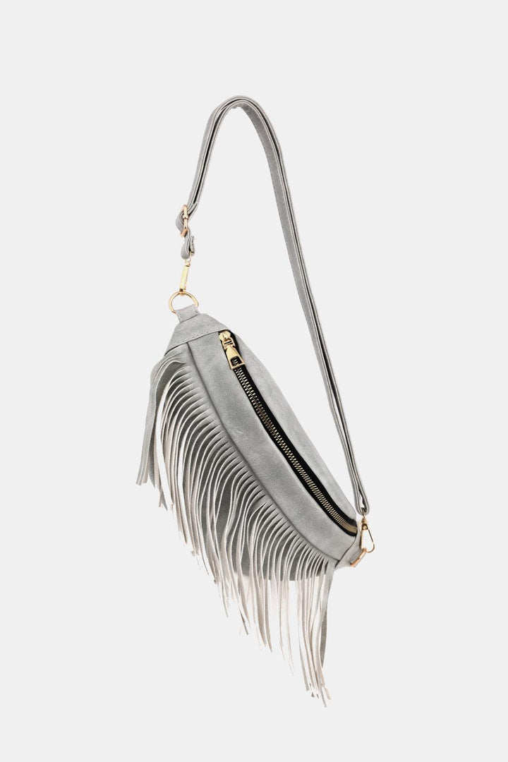 Fringed PU Leather Sling Bag - Super Amazing Store