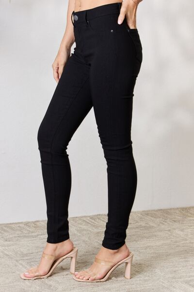 YMI Jeanswear Hyperstretch Mid-Rise Skinny Jeans Trendsi