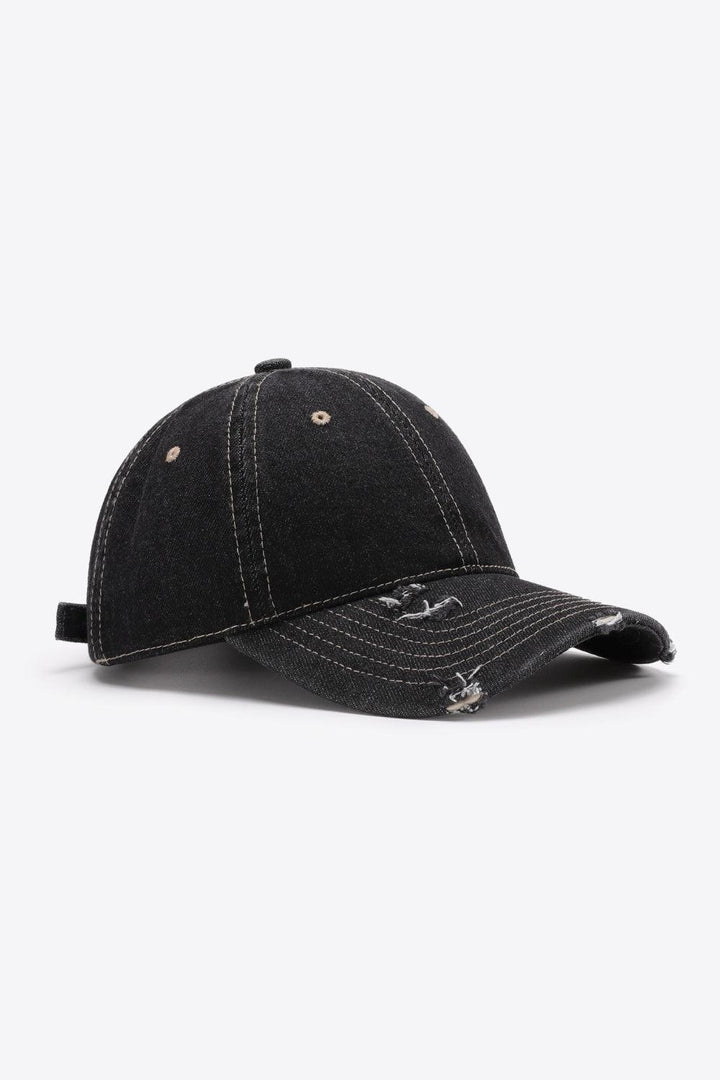 Distressed Adjustable Baseball Cap - Super Amazing Store