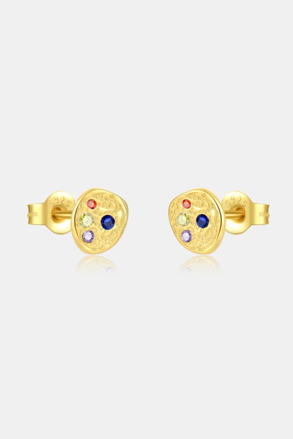 Multicolored Zircon Stud Earrings - Super Amazing Store