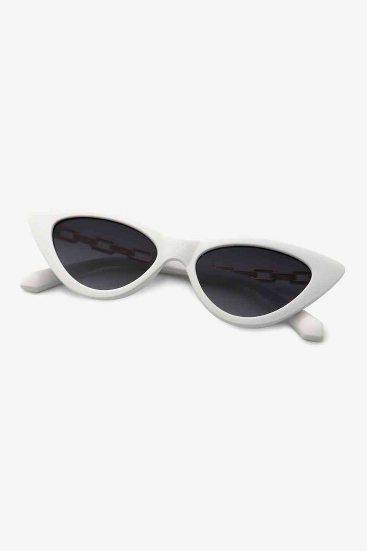 Chain Detail Cat-Eye Sunglasses - Super Amazing Store