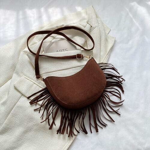 Fringe Detail Crossbody Bag Trendsi