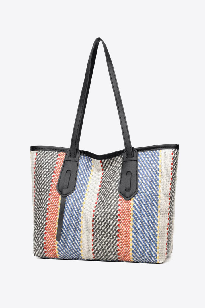 Multicolored PU Leather Tote Bag - Super Amazing Store