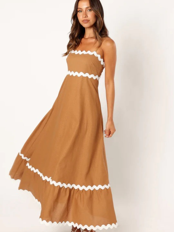 Spaghetti Strap Maxi Dress Trendsi