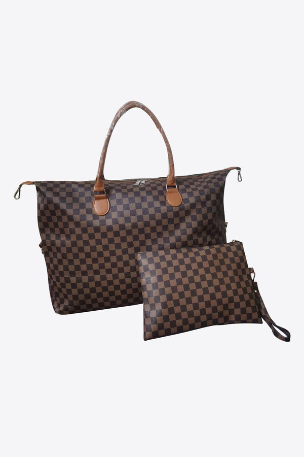 Checkered Two-Piece Bag Set - Super Amazing Store