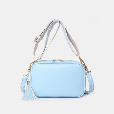 Tassel PU Leather Crossbody Bag Trendsi