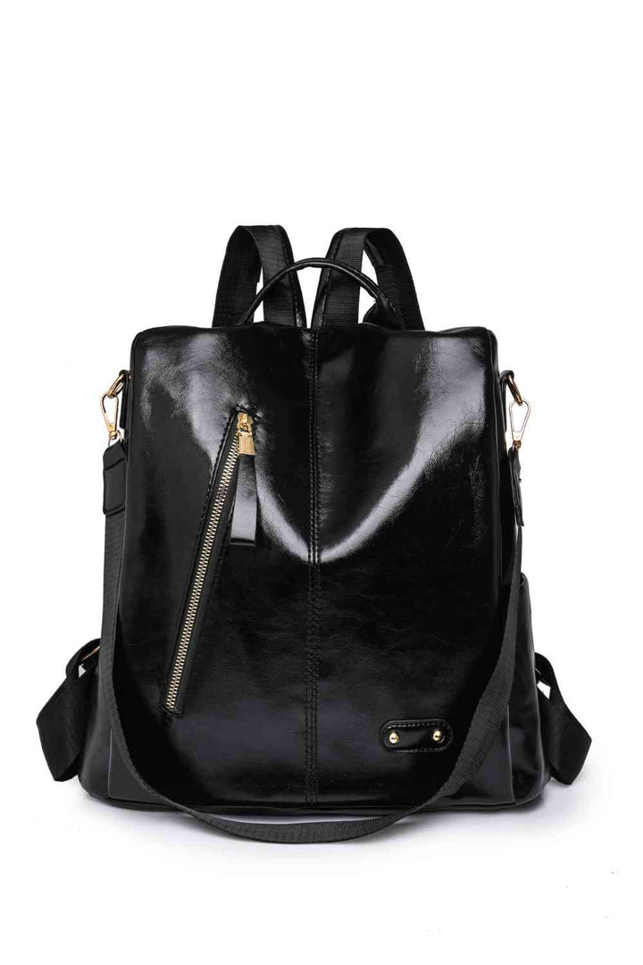 Zipper Pocket Backpack Trendsi