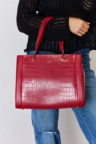 David Jones Texture PU Leather Handbag Trendsi