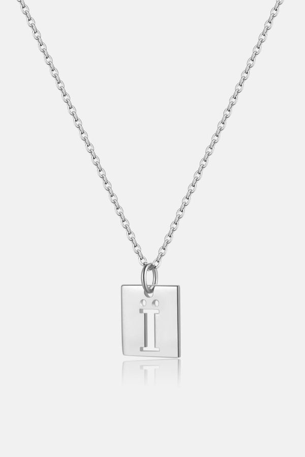 Cutout Rectangle Pendant Necklace - Super Amazing Store