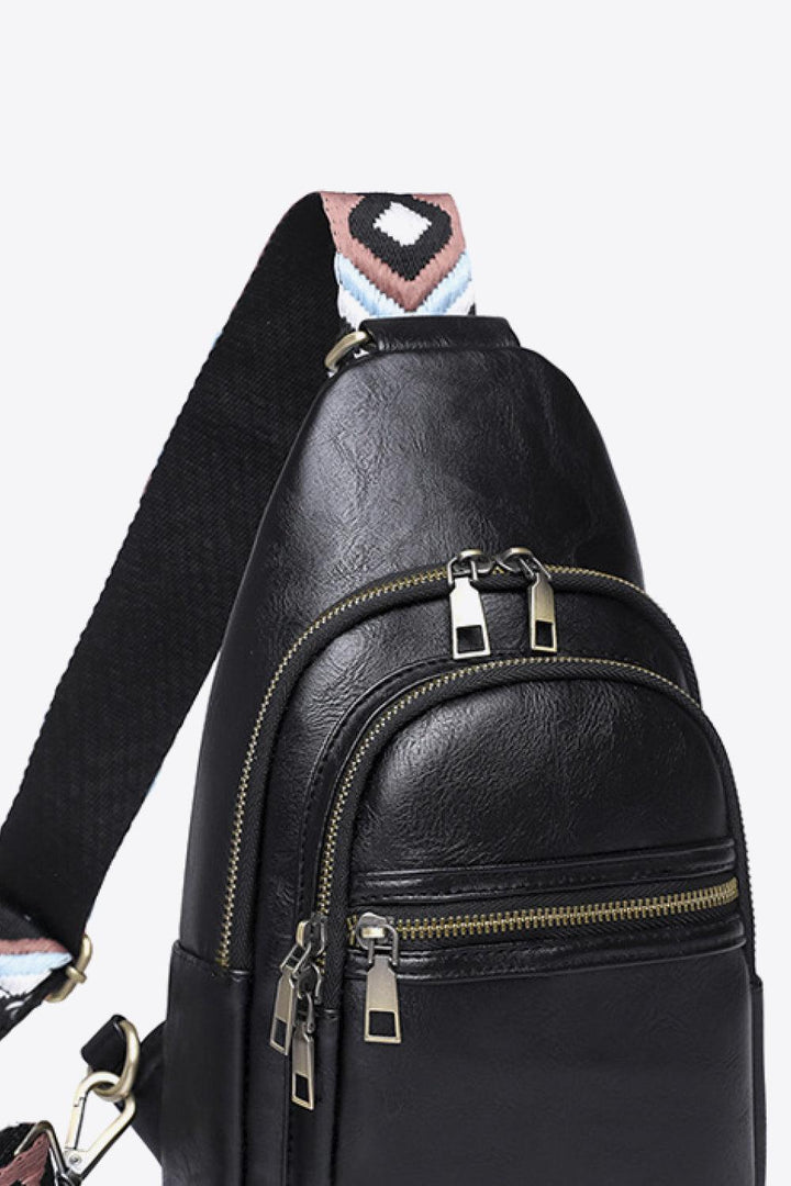 Baeful It's Your Time PU Leather Sling Bag - Super Amazing Store