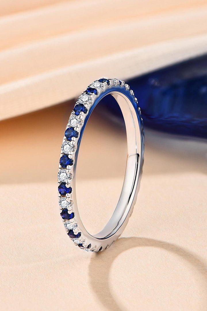 Moissanite Lab-Grown Sapphire Rings - Super Amazing Store