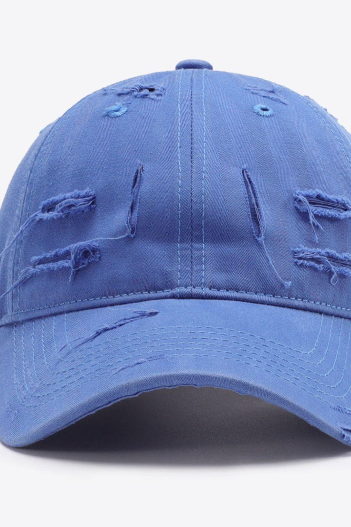 Distressed Adjustable Baseball Cap - Super Amazing Store