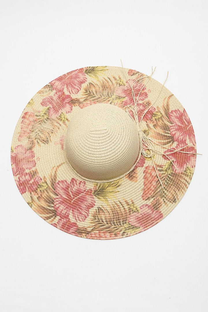 Justin Taylor Floral Bow Detail Sunhat - Super Amazing Store