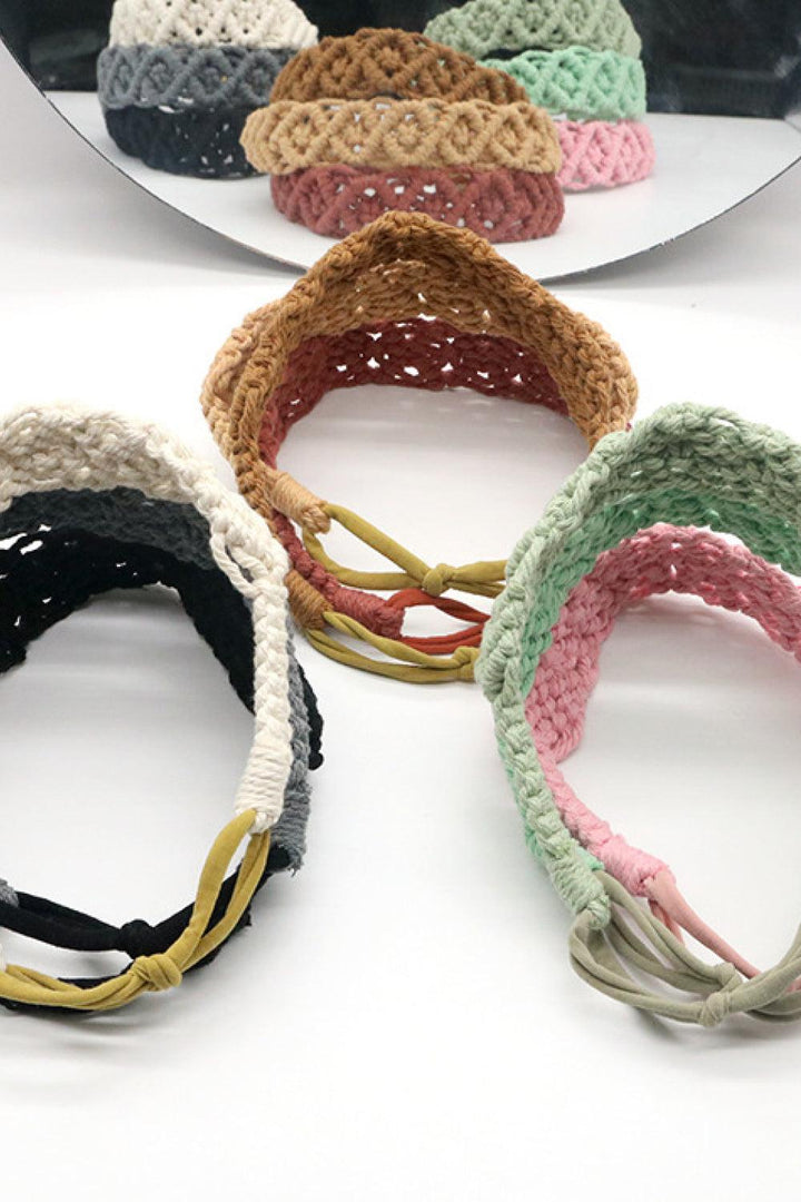 Assorted 2-Pack Macrame Flexible Headband - Super Amazing Store