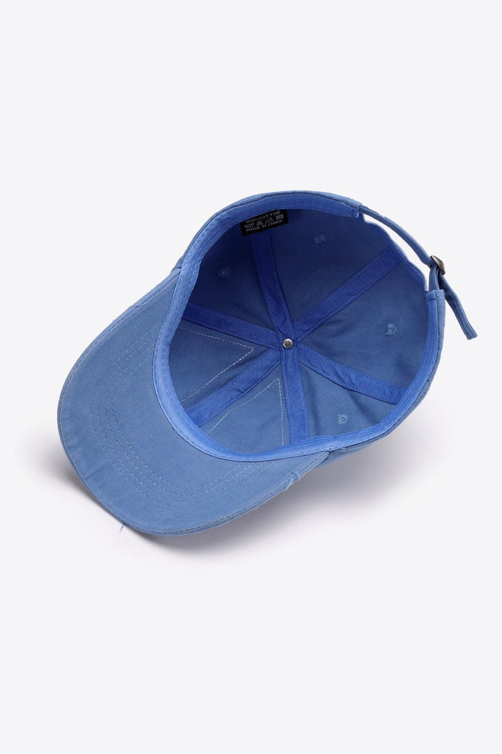 Distressed Adjustable Baseball Cap - Super Amazing Store