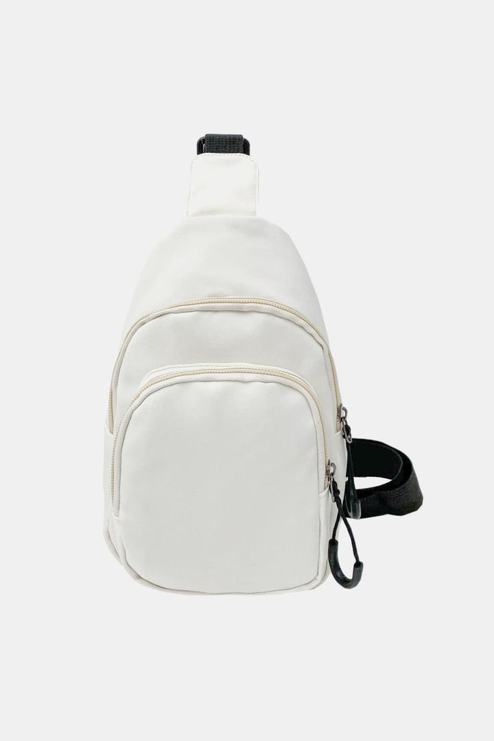 Contrast Strap Nylon Sling Bag - Super Amazing Store