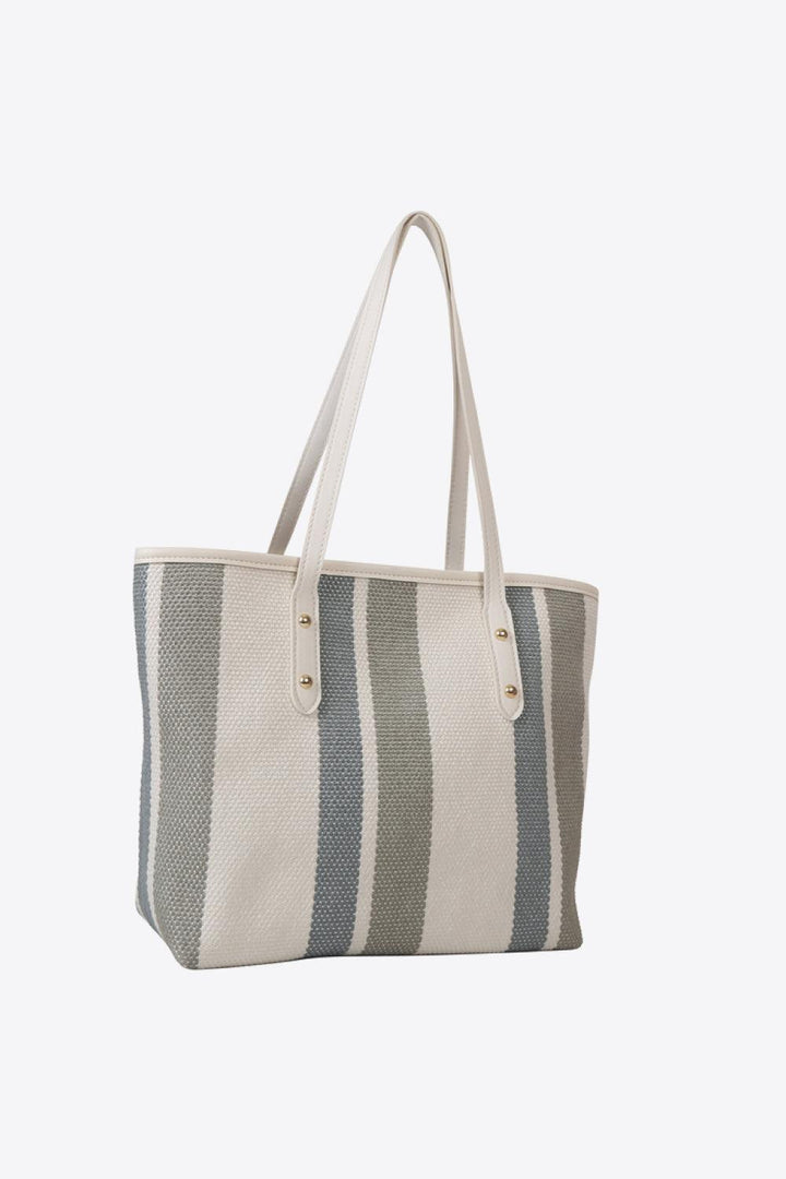 Striped Straw Tote Bag - Super Amazing Store