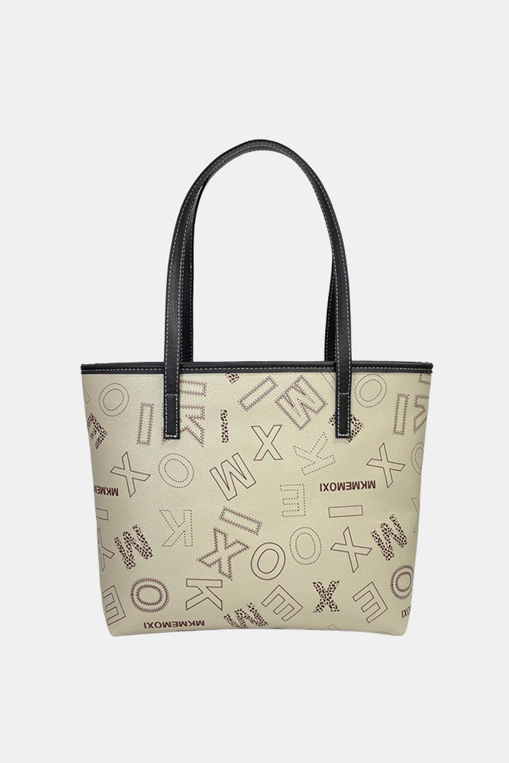 Printed PU Leather Tote Bag - Super Amazing Store