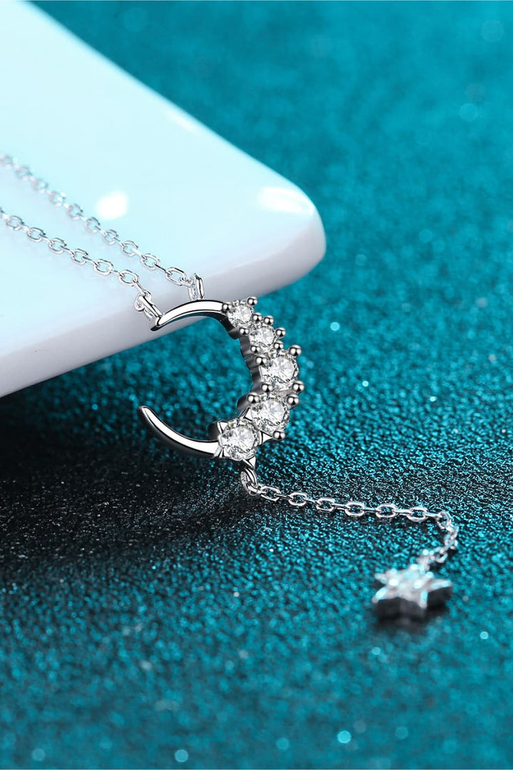 Star & Moon Moissanite Necklace - Super Amazing Store