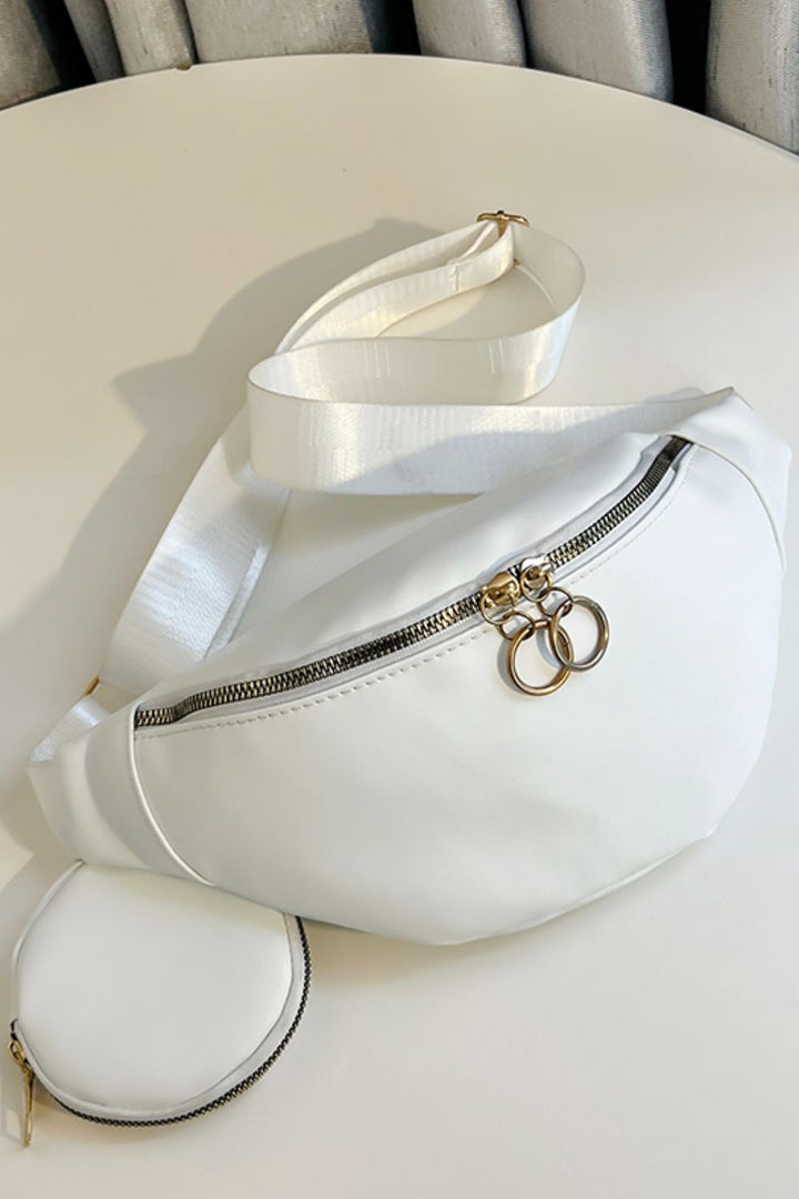 PU Leather Medium Sling Bag Trendsi