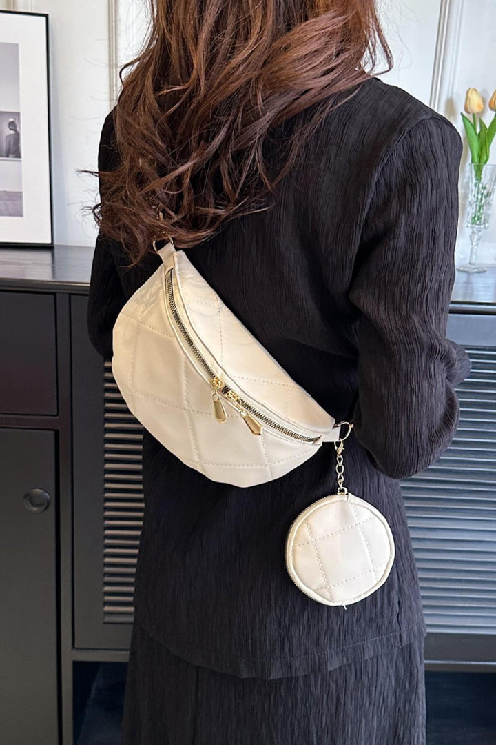 PU Leather Sling Bag with Small Purse - Super Amazing Store