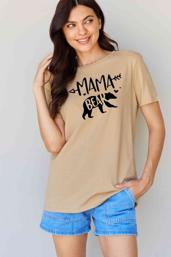 Simply Love Full Size MAMA BEAR Graphic Cotton T-Shirt Trendsi