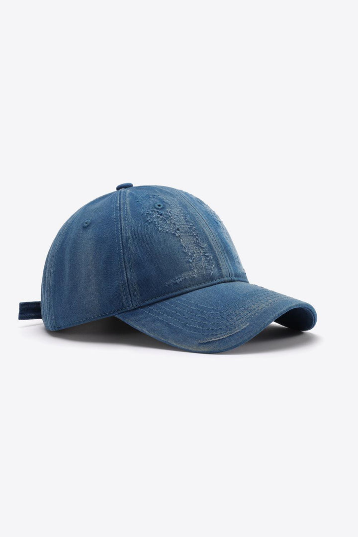 Distressed Adjustable Baseball Cap - Super Amazing Store